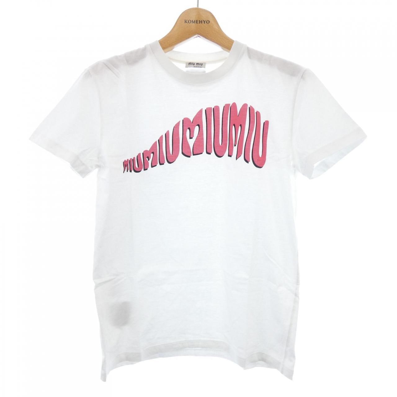 ミュウミュウ MIU MIU MJN095 1TNJ Tシャツ