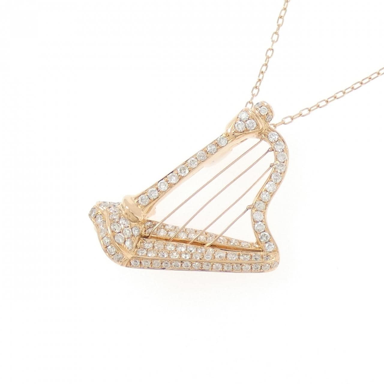 K18PG ダイヤモンド ネックレス 0.50CT
