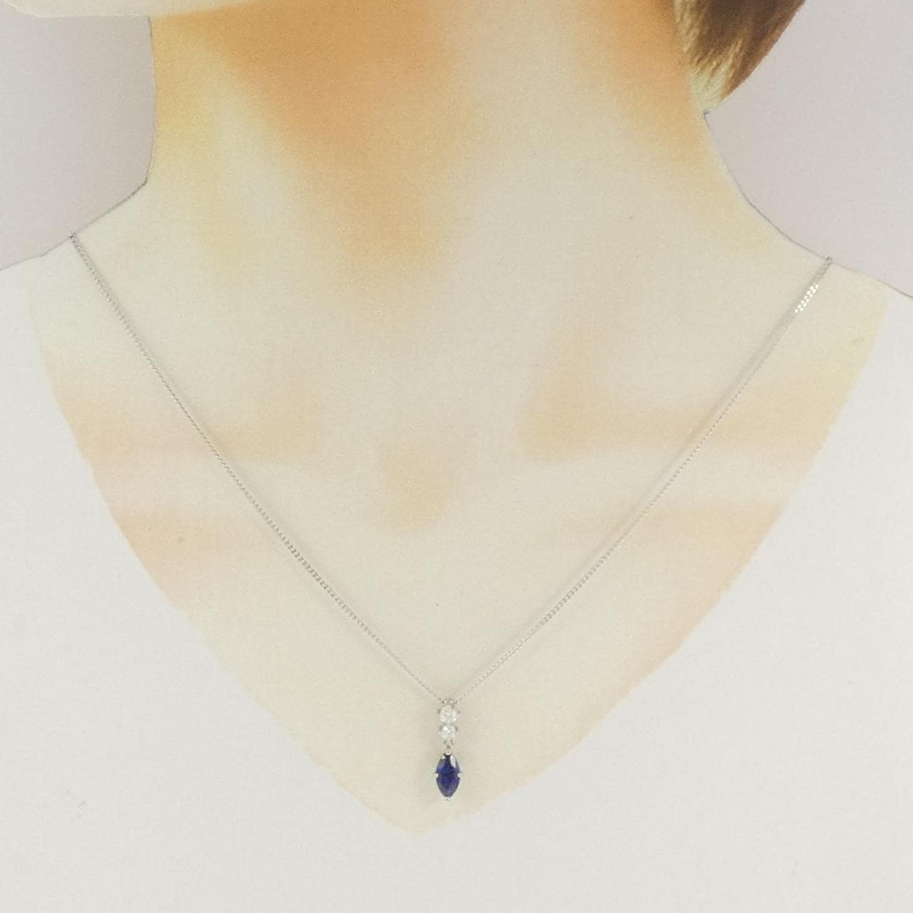 タサキ サファイヤ ネックレス 1.08CT