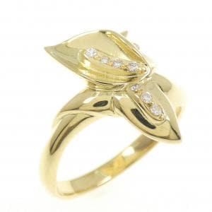 K18YG ダイヤモンド リング 0.05CT