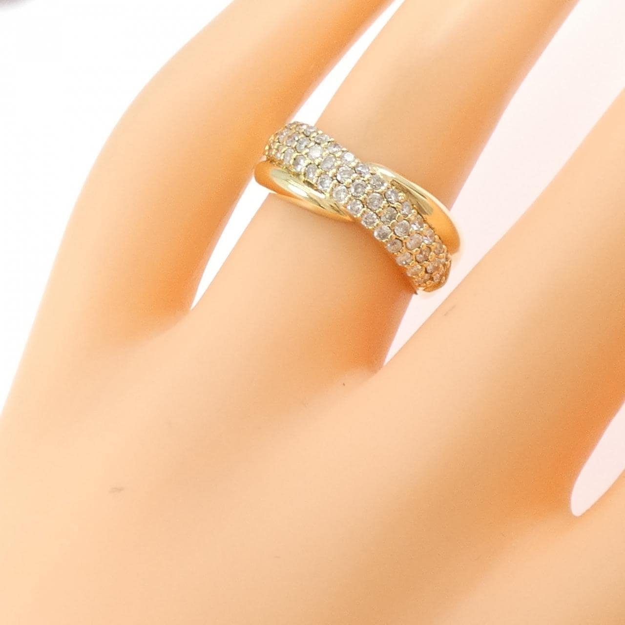 K18YG ダイヤモンド リング 0.50CT