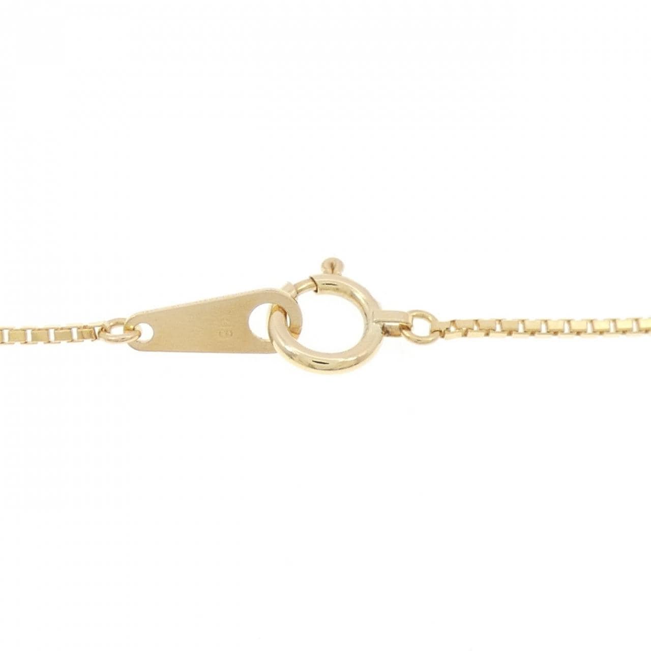 K18YG フラワー ダイヤモンド ネックレス 1.00CT