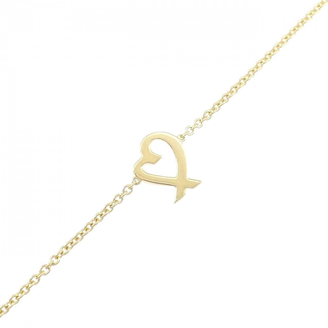 ティファニー ラビングハートミディアム ブレスレット