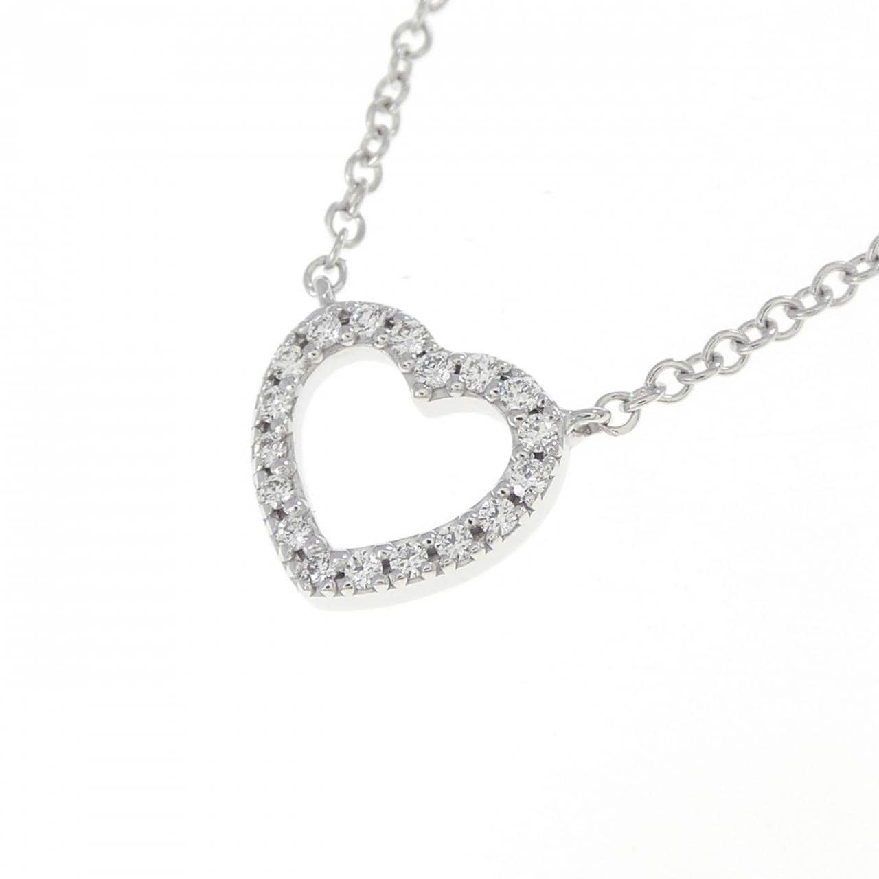 ティファニー メトロ ハート ミニ ネックレス