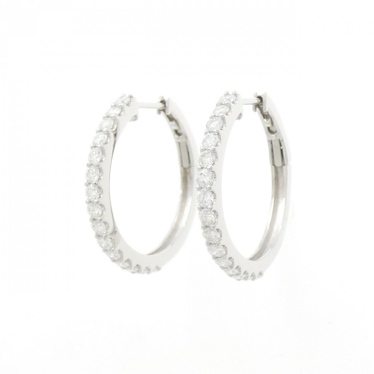 [BRAND NEW] PT Hoop Diamond Earrings 0.81CT