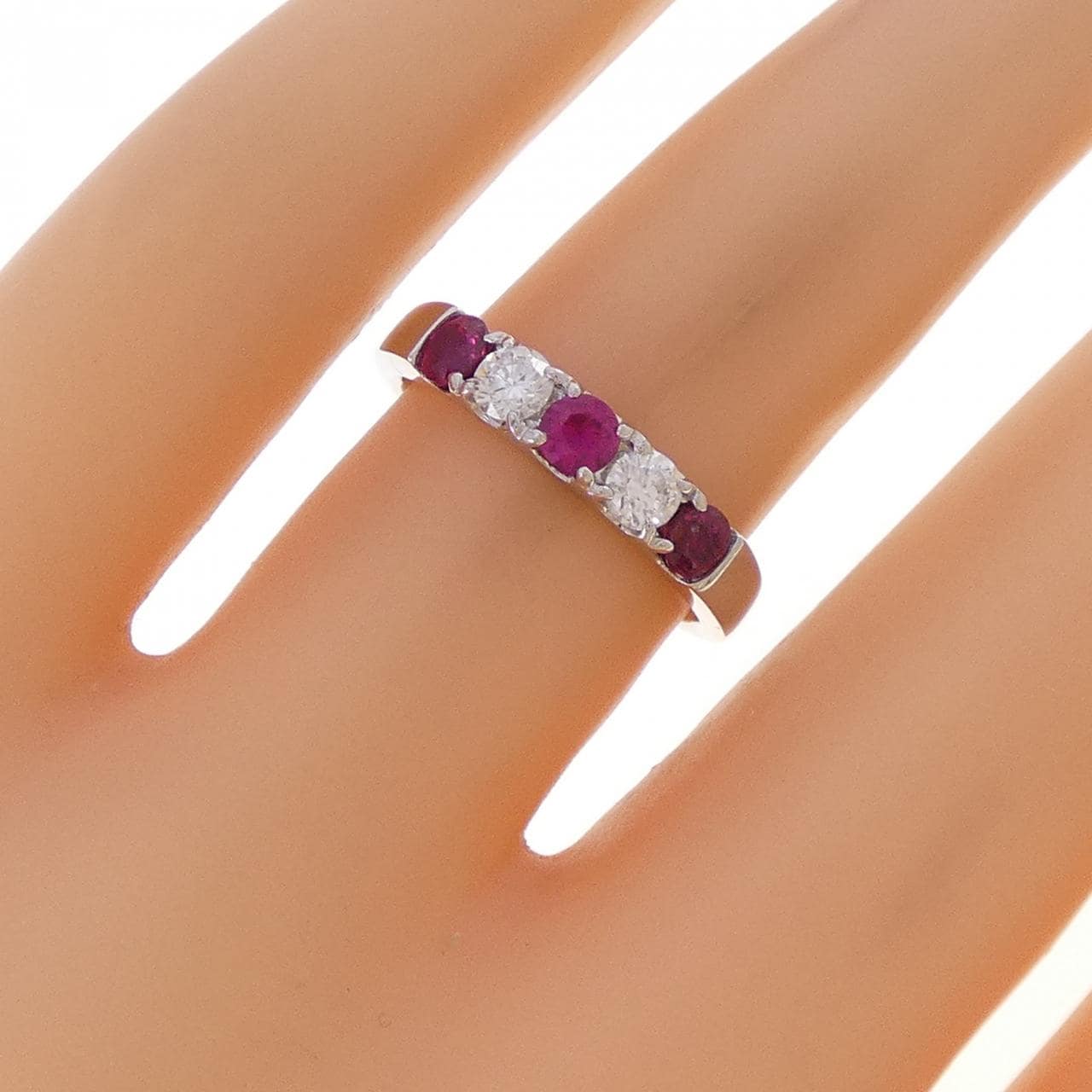 PT950 ルビー リング 0.54CT