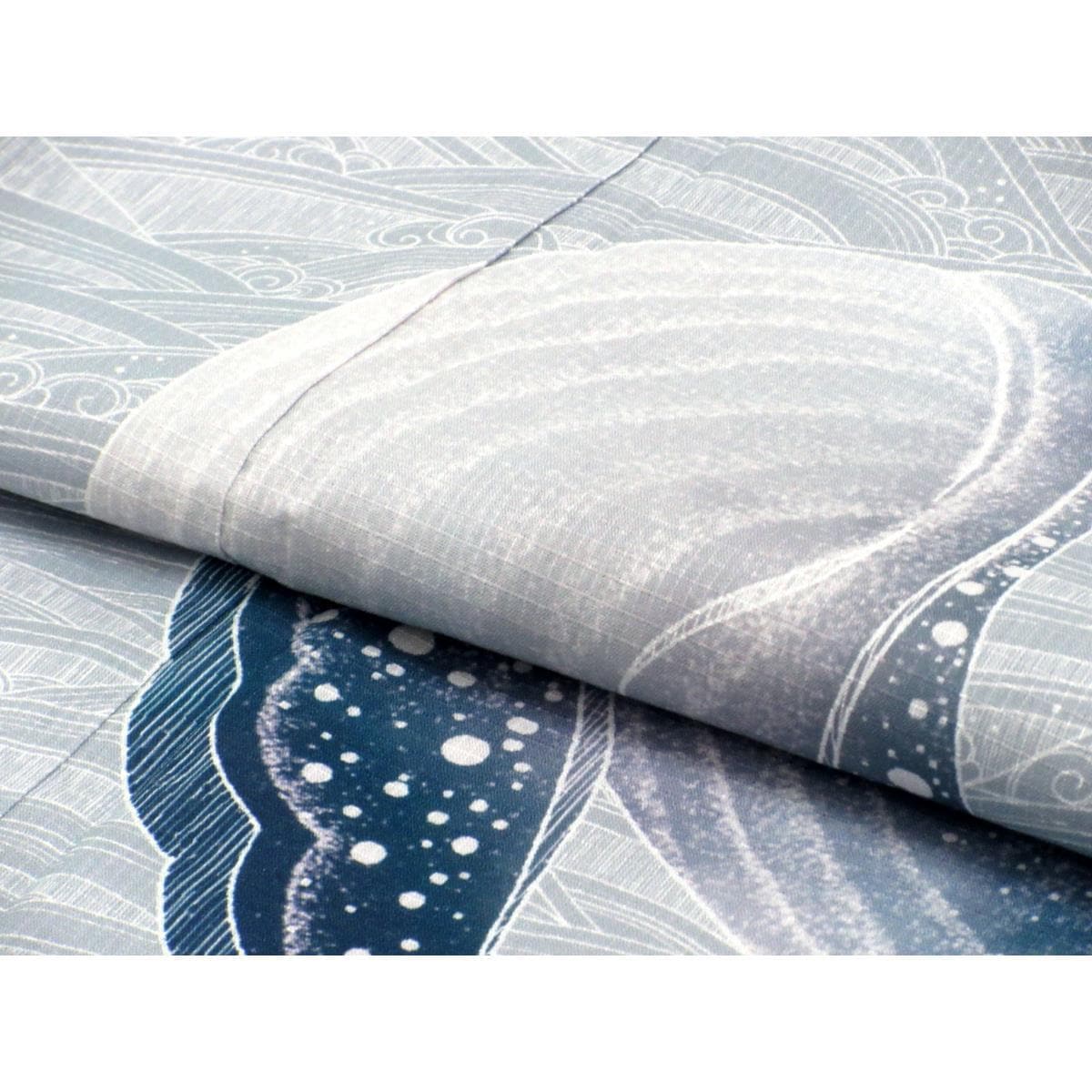 【新品】女ゆかた　くじら　Ｆサイズ