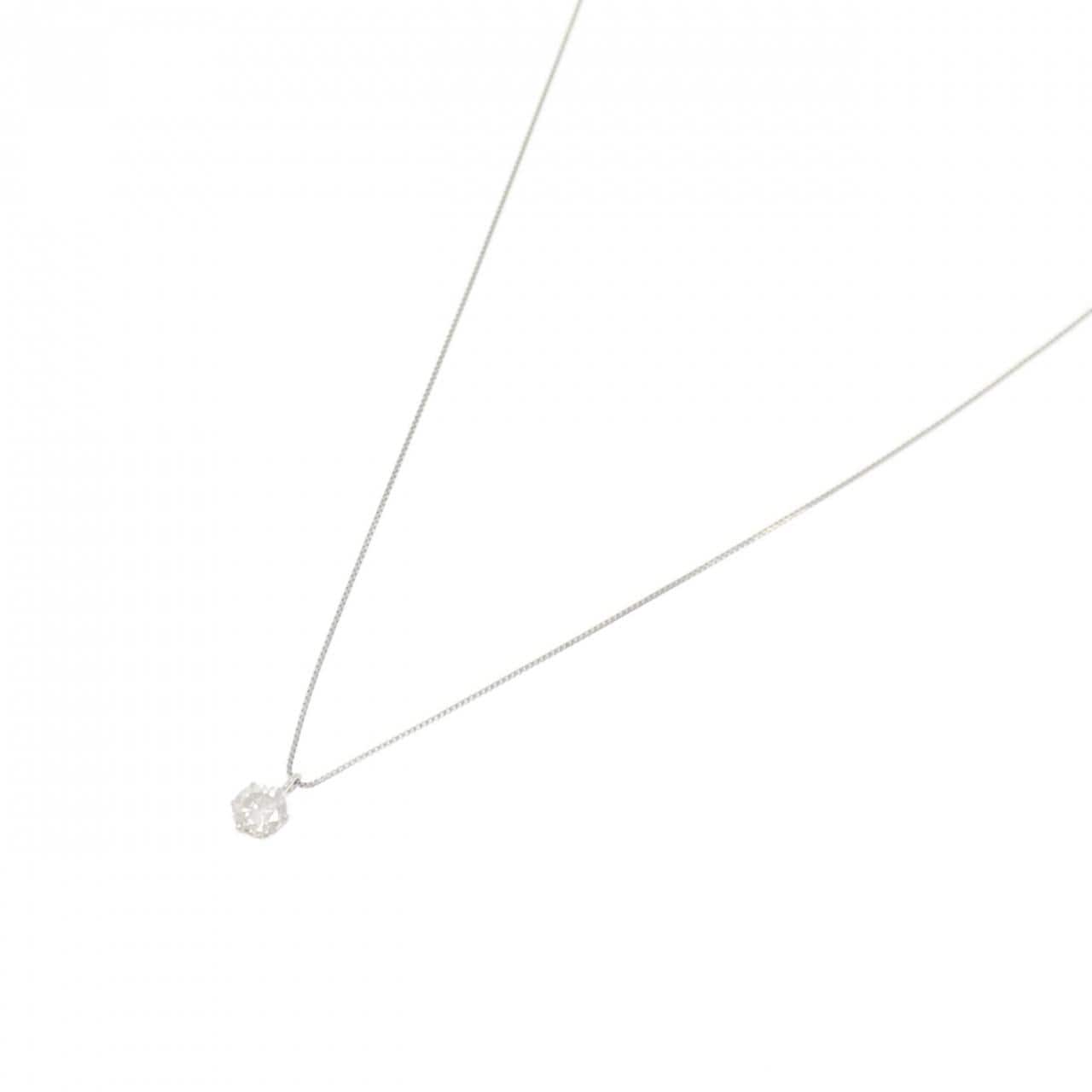 PT900/PT850 ソリティア ダイヤモンド ネックレス 0.502CT