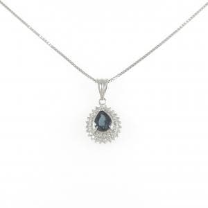 PT900/PT850 サファイヤ ネックレス 0.76CT