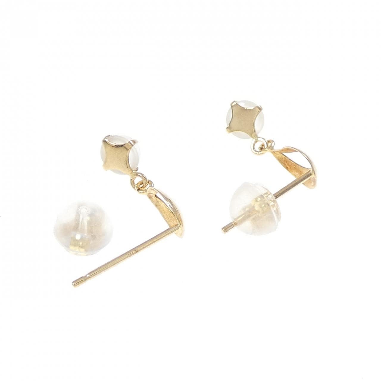 K18YG ムーンストーン ピアス