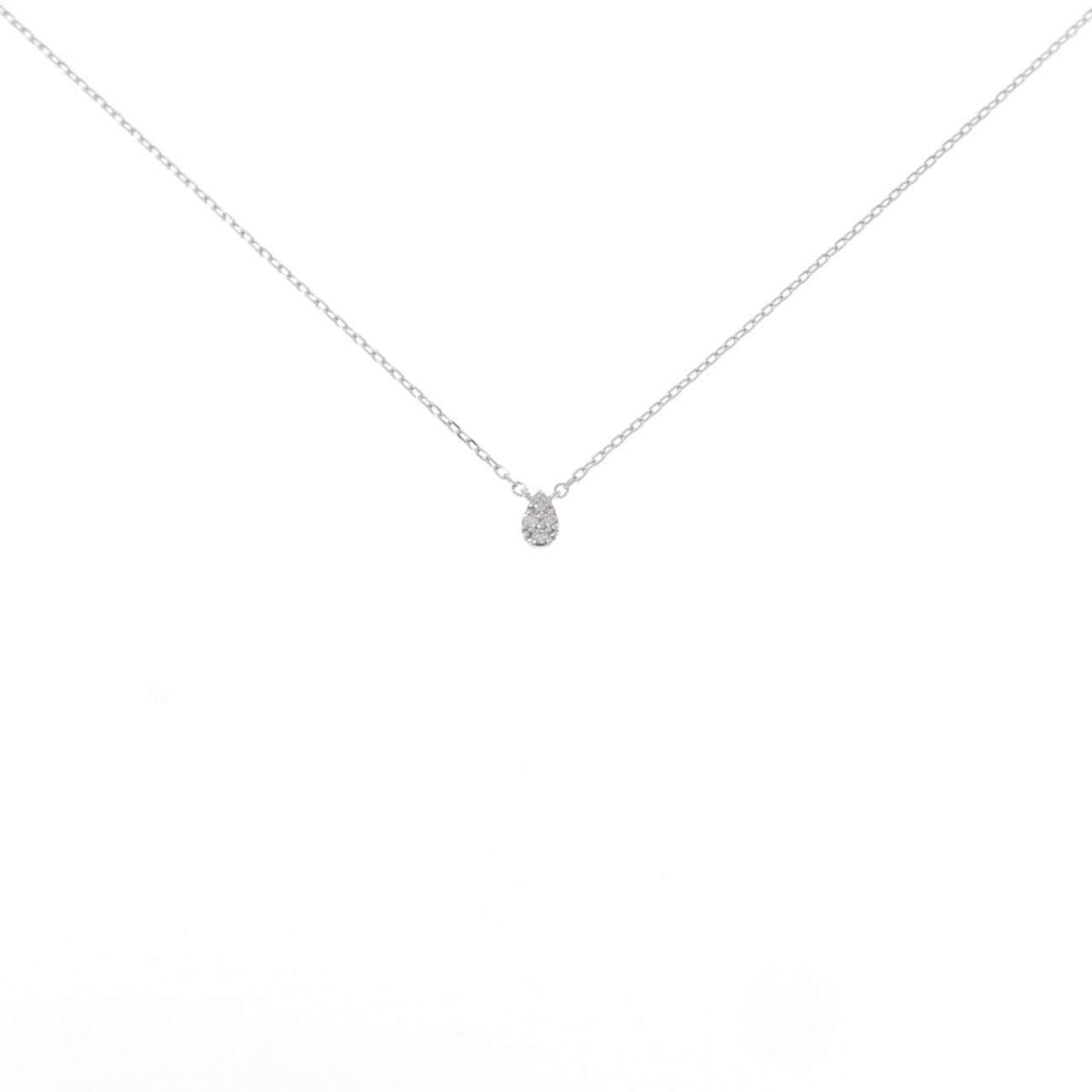 K10WG ダイヤモンド ネックレス