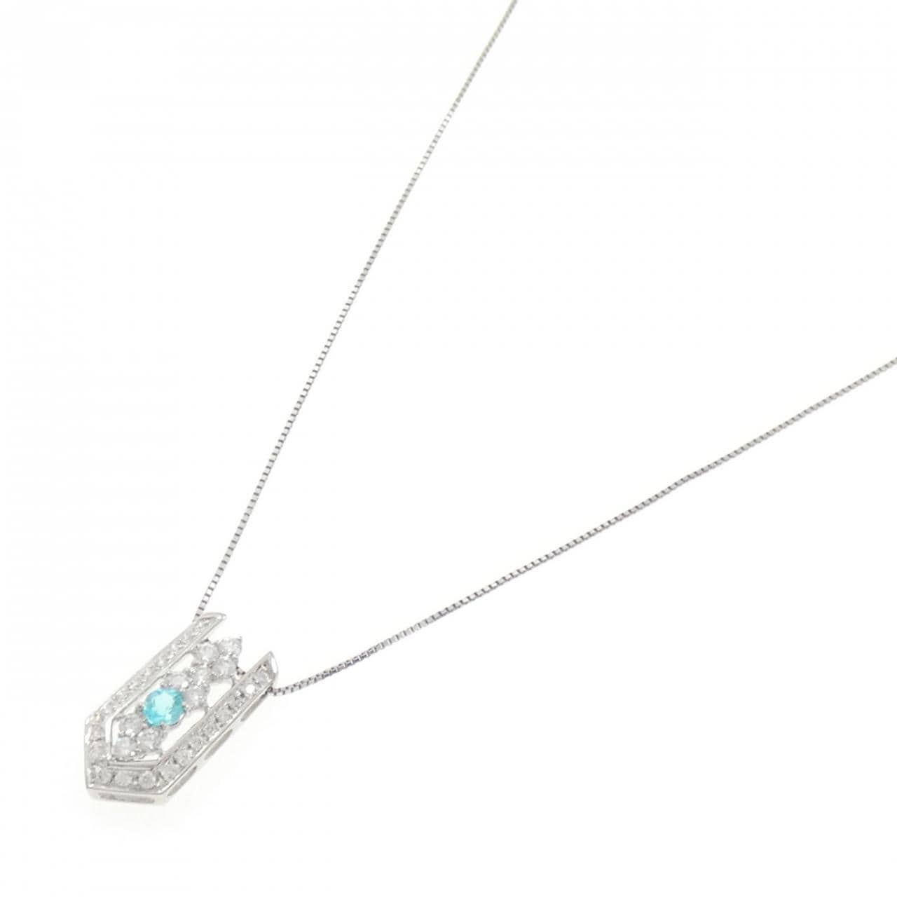 タサキ パライバトルマリン ネックレス 0.18CT