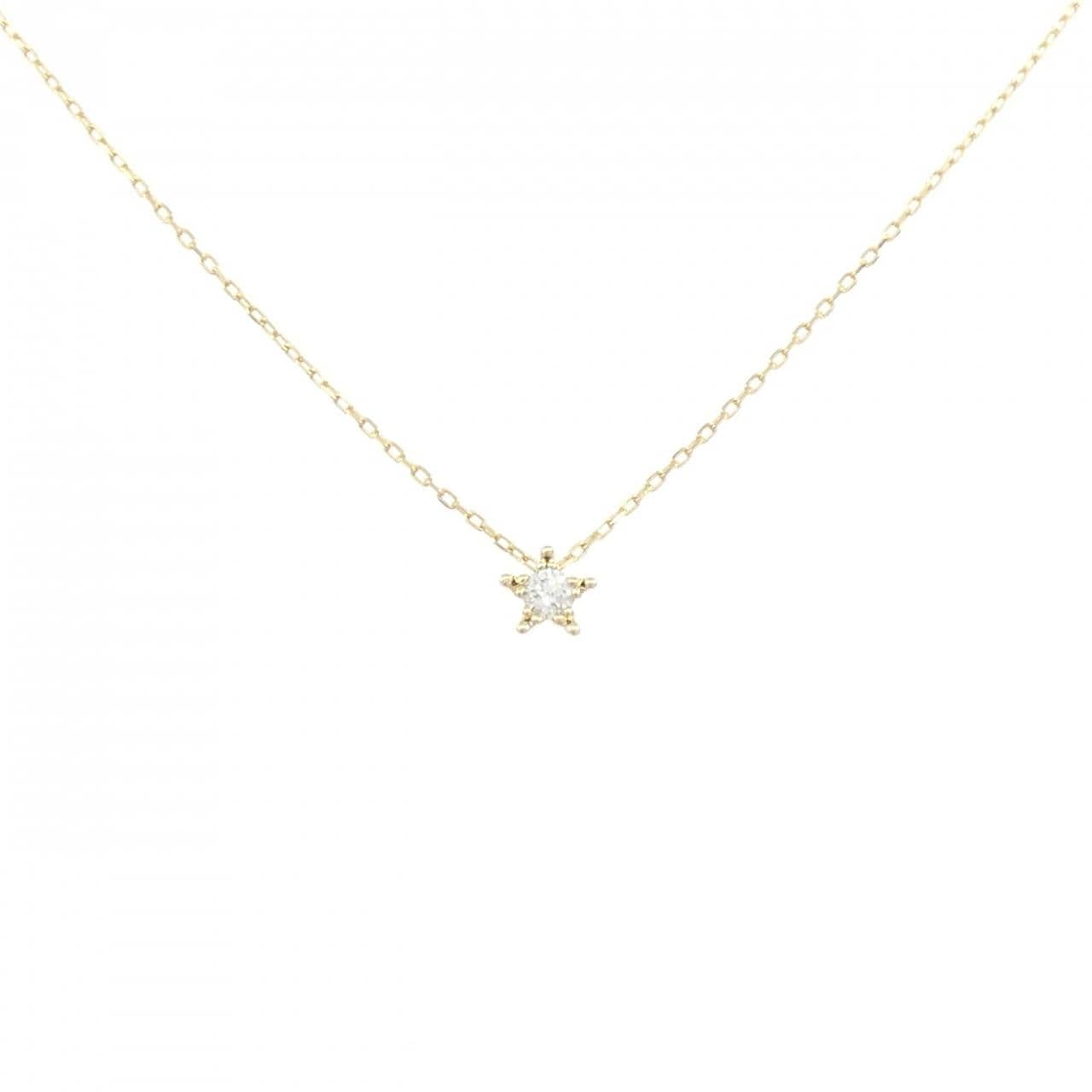 スタージュエリー スター ダイヤモンド ネックレス 0.04CT