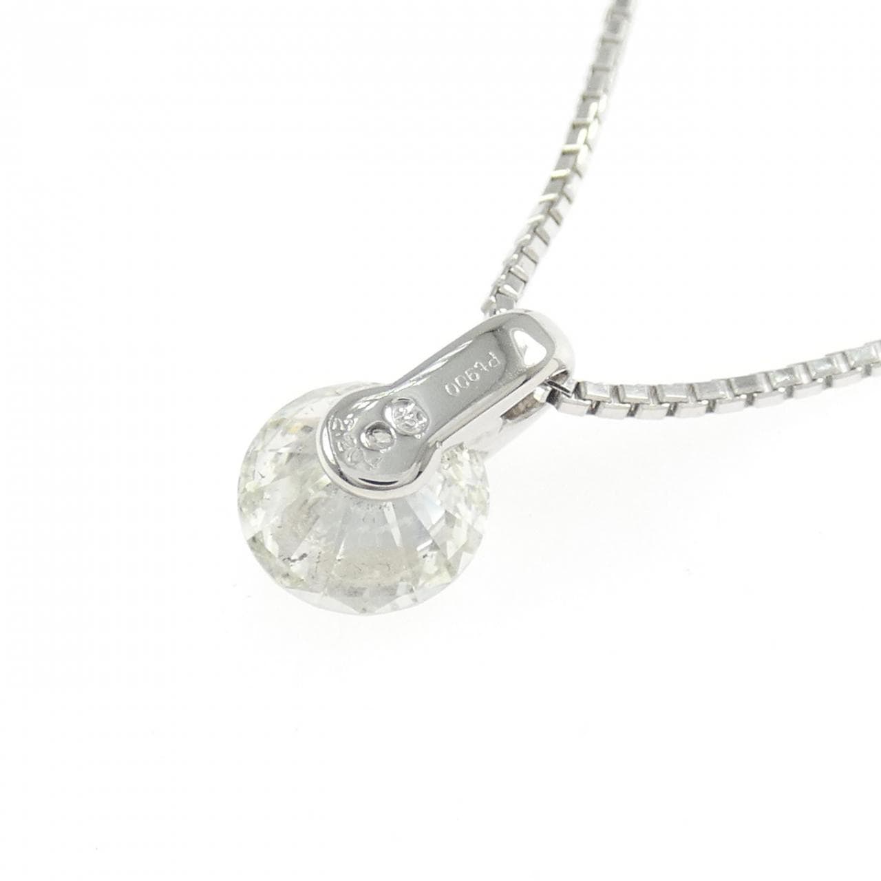 PT900/PT850 ソリティア ダイヤモンド ネックレス 2.204CT