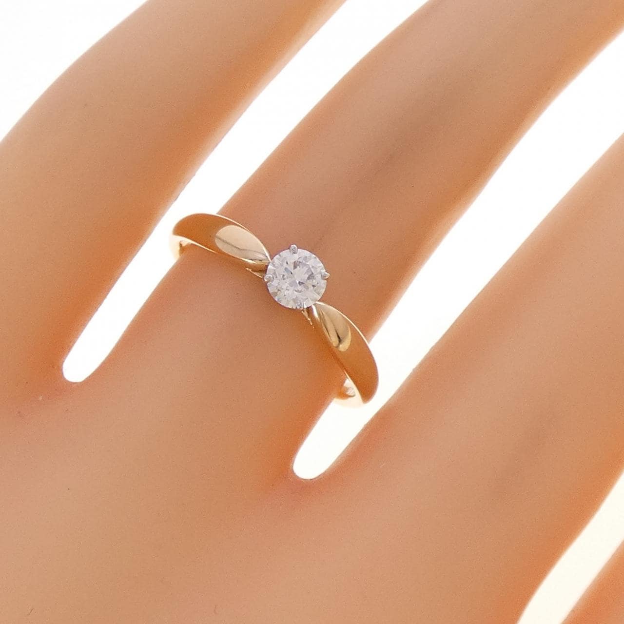 ティファニー ハーモニー リング 0.27CT H VS1 3EXT