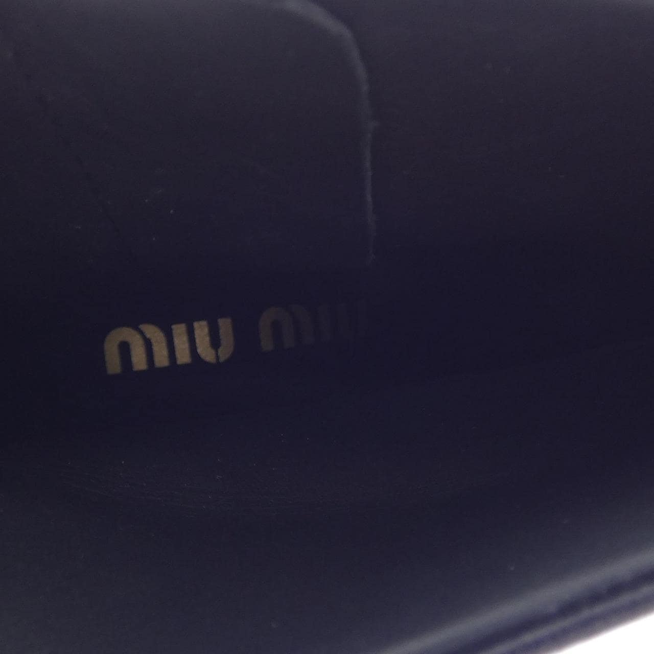 ミュウミュウ MIU MIU ヴィンテージ加工 スモークレザー ブーティ 5T334E ブーツ