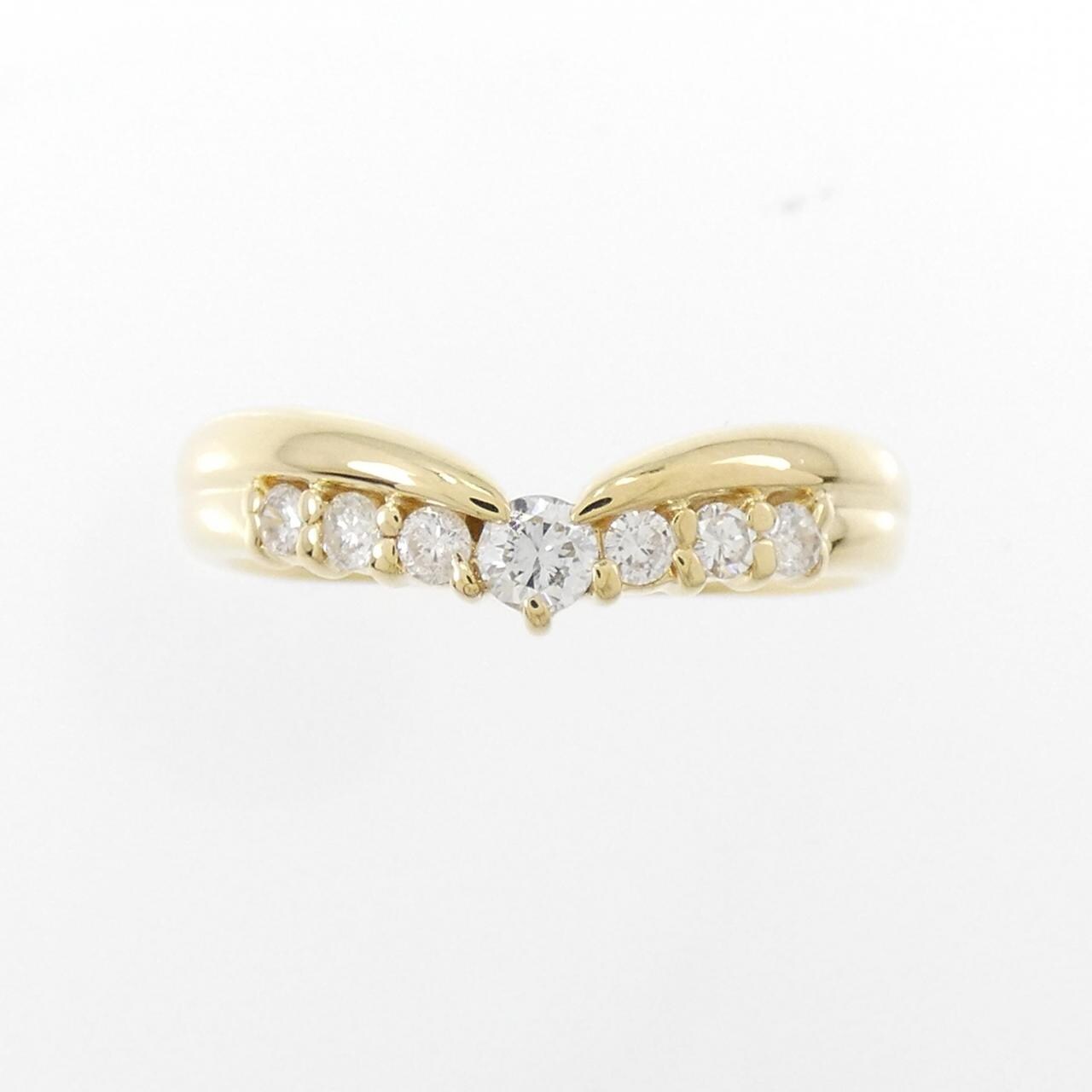 K18YG ダイヤモンド リング 0.2CT