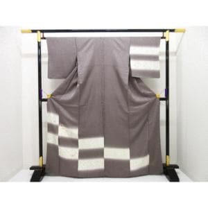 訪問着　友禅加工刺繍入り　ボカシ染