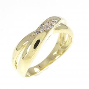 K18YG ダイヤモンド リング 0.05CT