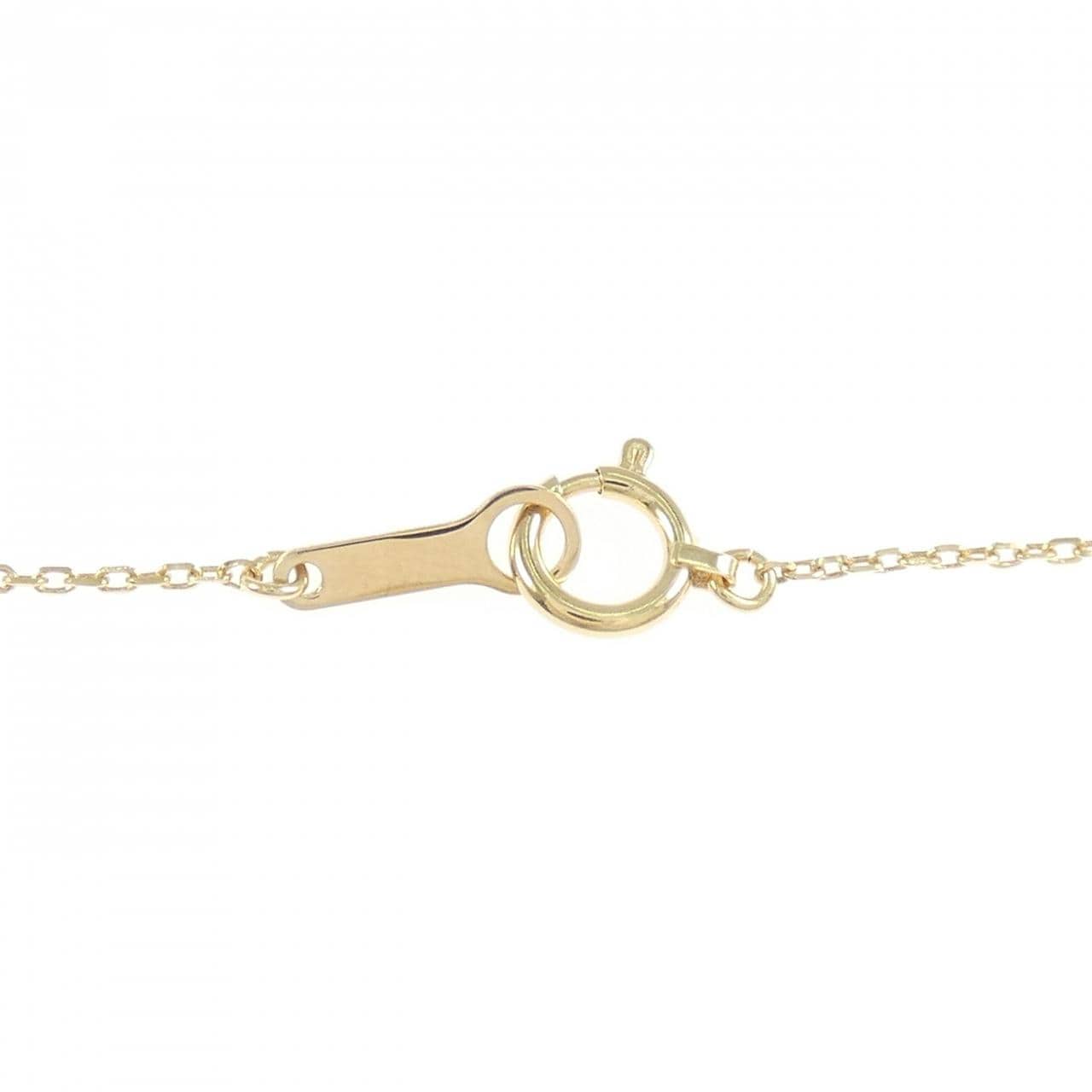 K18YG クロス ダイヤモンド ネックレス 0.23CT