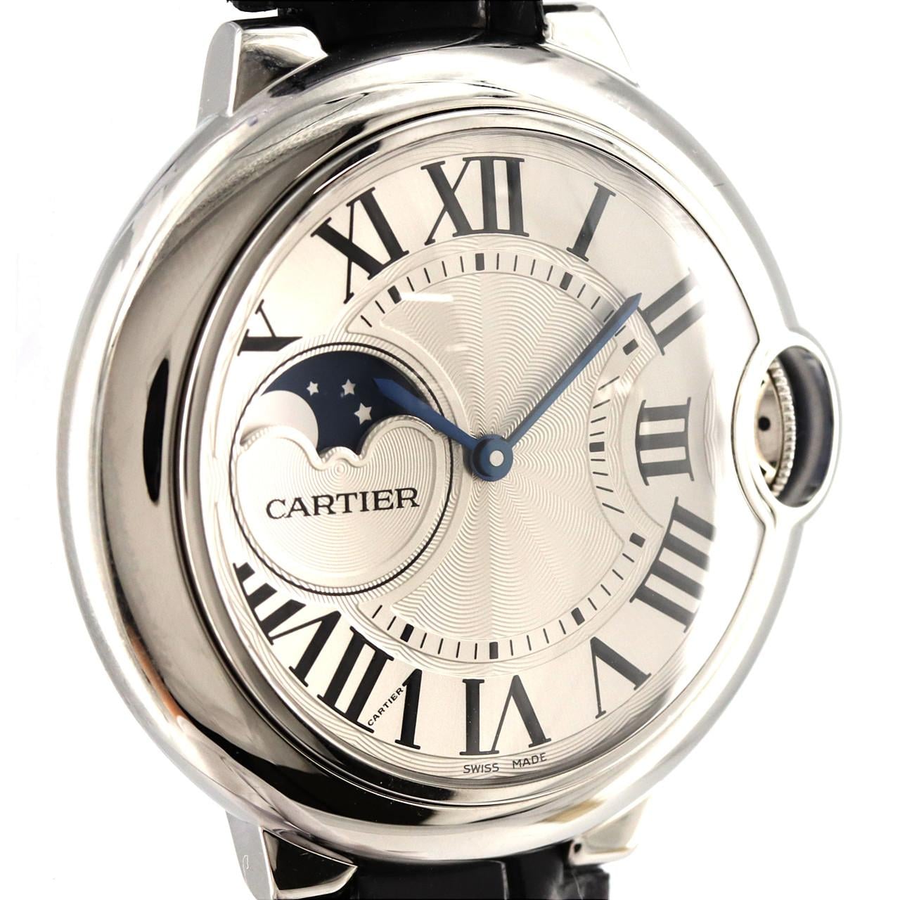 Cartier Ballon Blue Moon Phase WSBB0029 SS Automatic