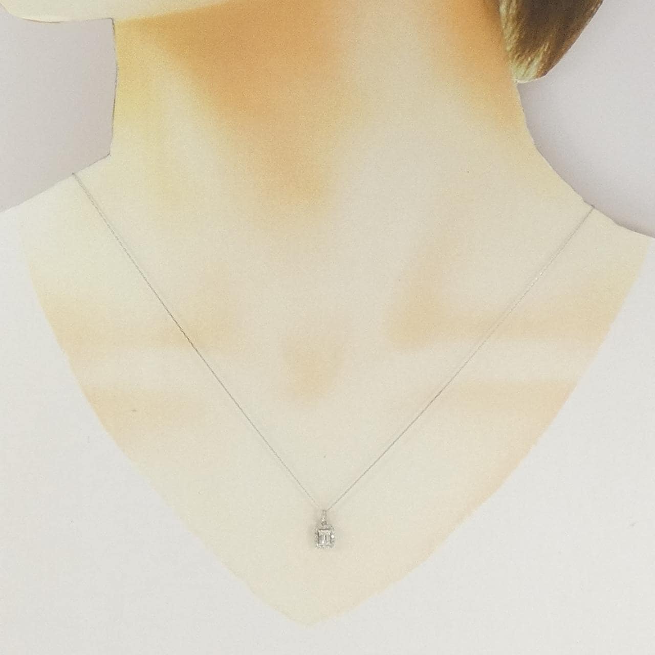 【新品】PT900/PT850 ダイヤモンド ネックレス 0.210CT