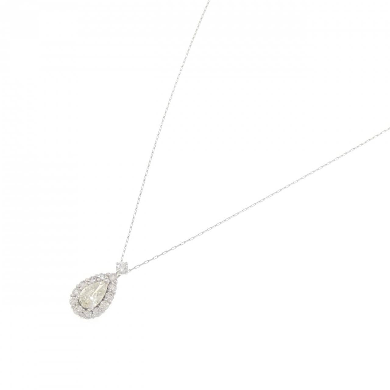 【新品】PT900/PT850 ダイヤモンド ネックレス 0.19CT