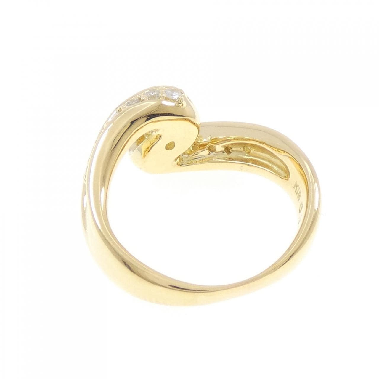 K18YG ダイヤモンド リング 0.70CT