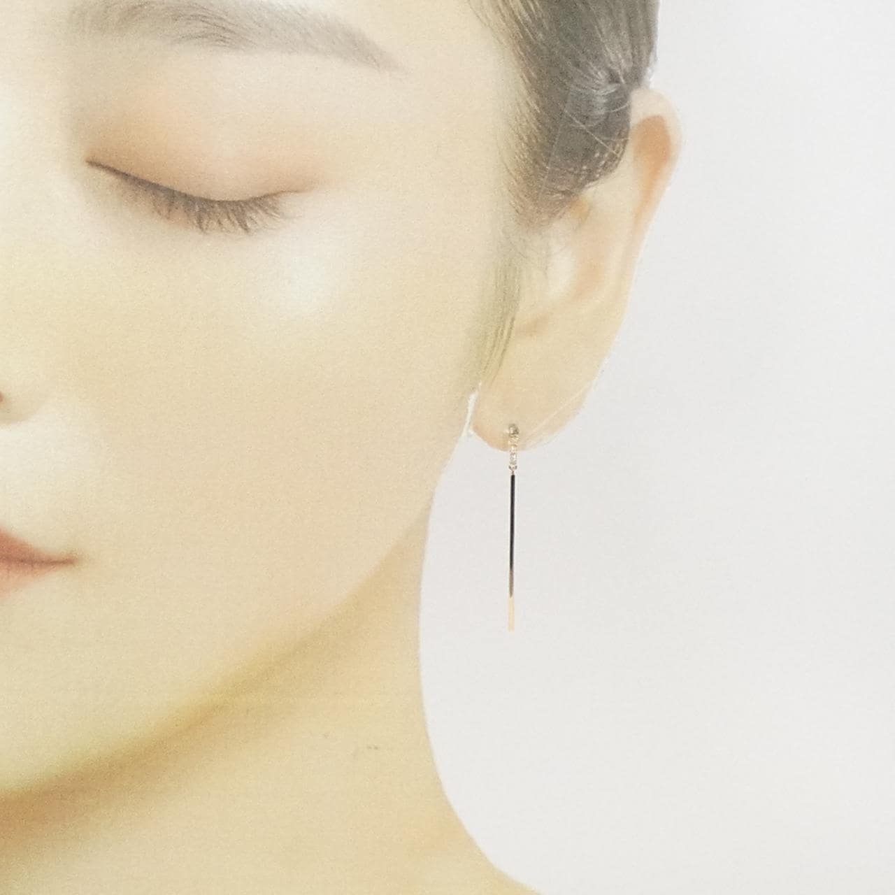スタージュエリー ダイヤモンド ピアス 0.016CT