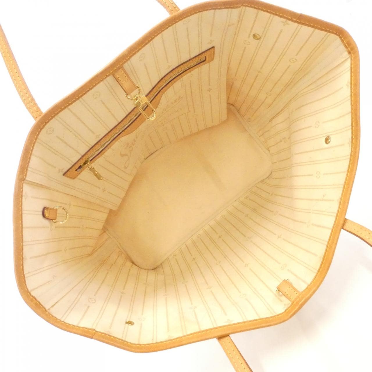 LOUIS VUITTON Damier Azure Neverfull 中号包 N51107