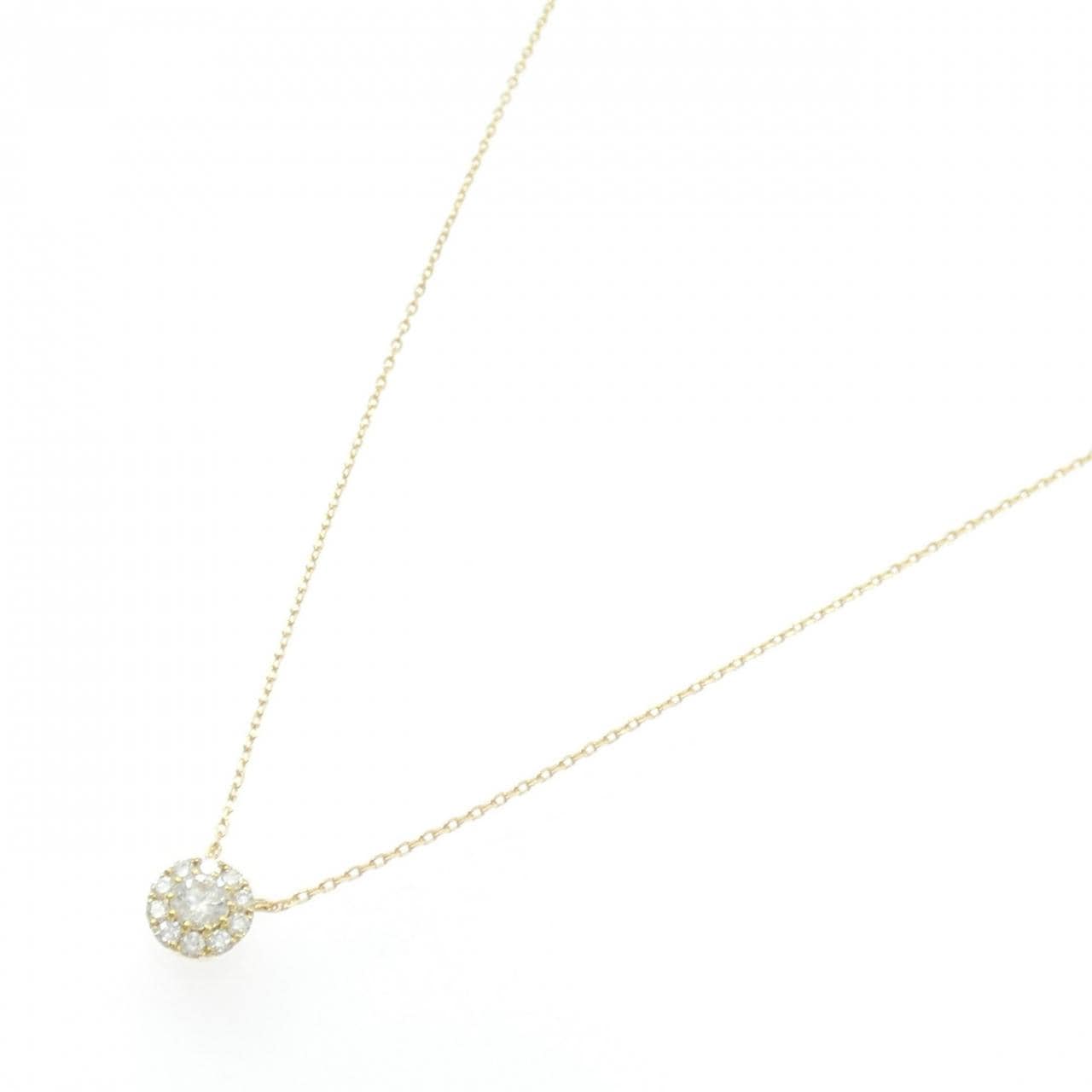 K18YG ダイヤモンド ネックレス 0.168CT