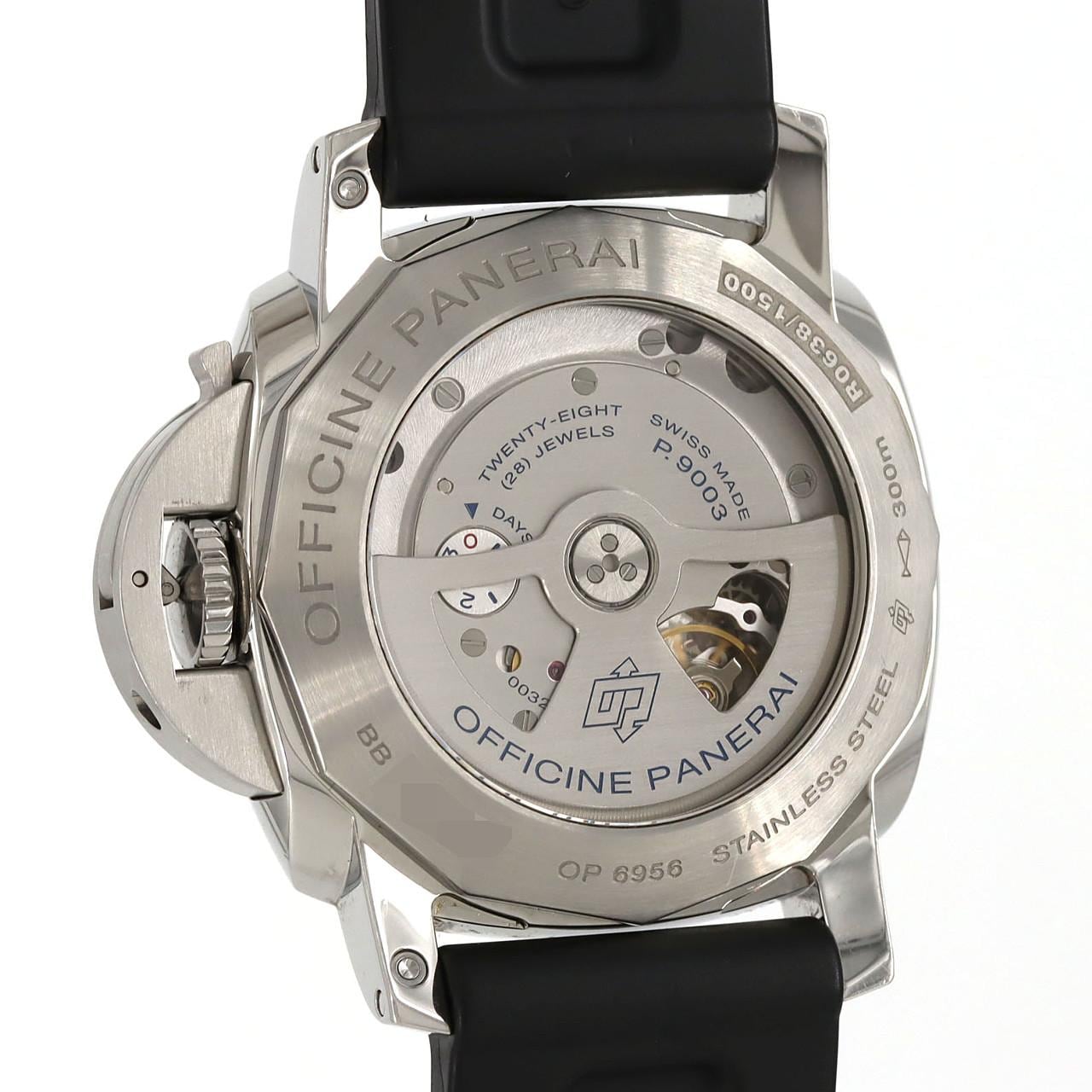 【ノーメンテナンス還元価格】パネライ ルミノール1950 3DAYS GMT 24H オートマティックアッチャイオ PAM00531 SS 自動巻