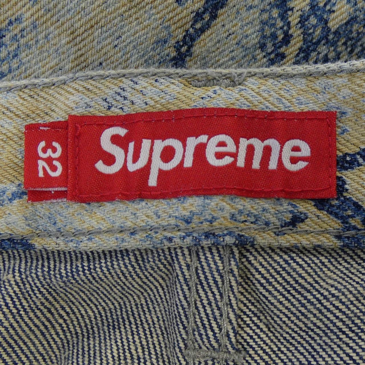 シュプリーム SUPREME regular jean snake ジーンズ