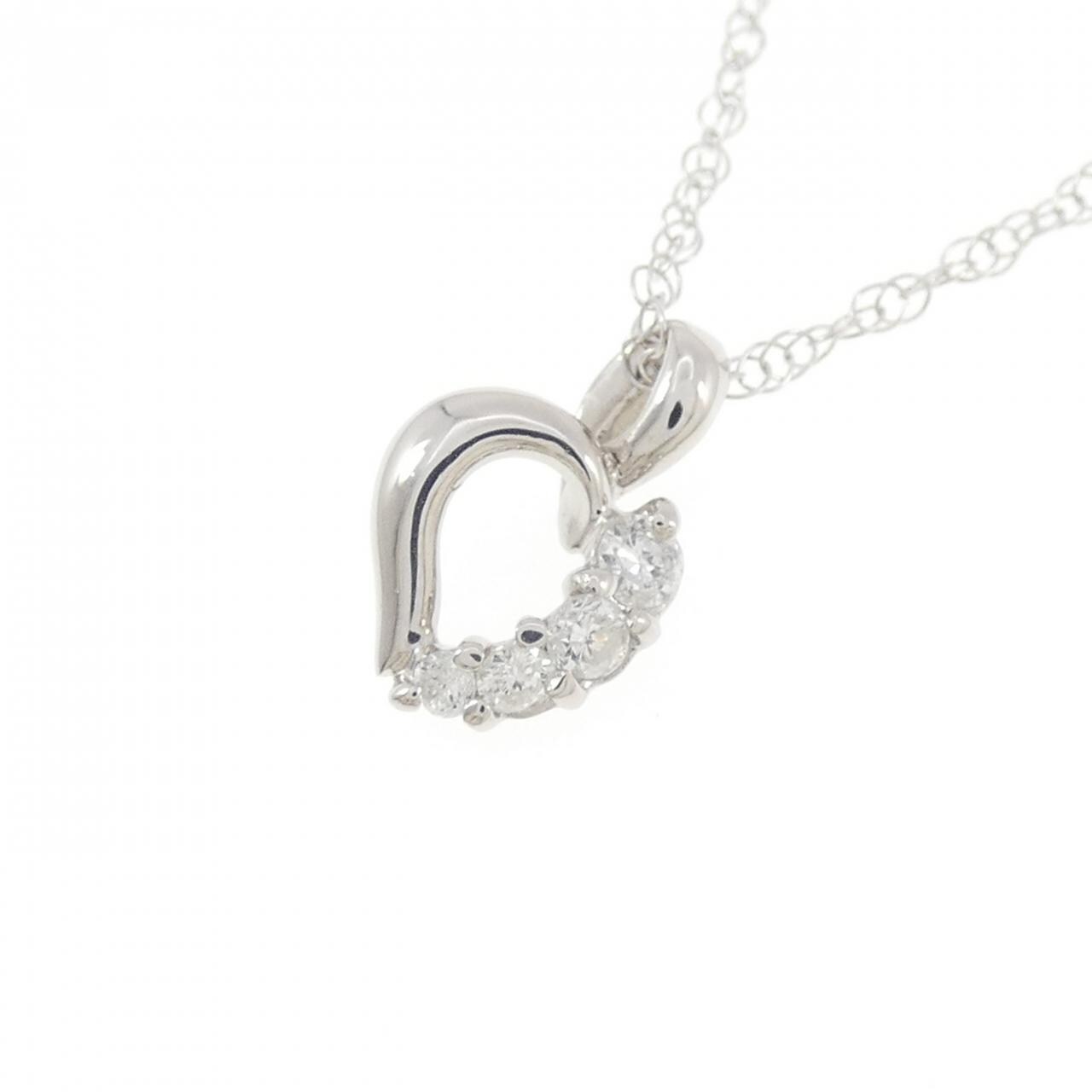 PT900/PT850 ダイヤモンド ネックレス 0.12CT