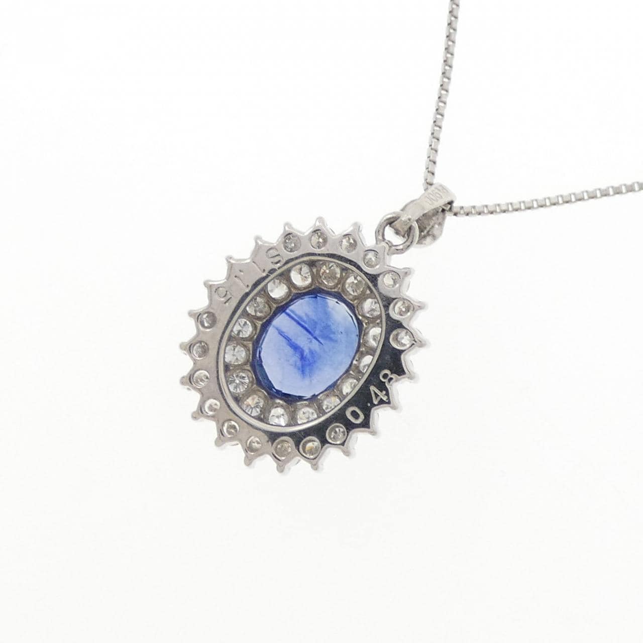 PT900/PT850藍寶石項鏈1.15CT