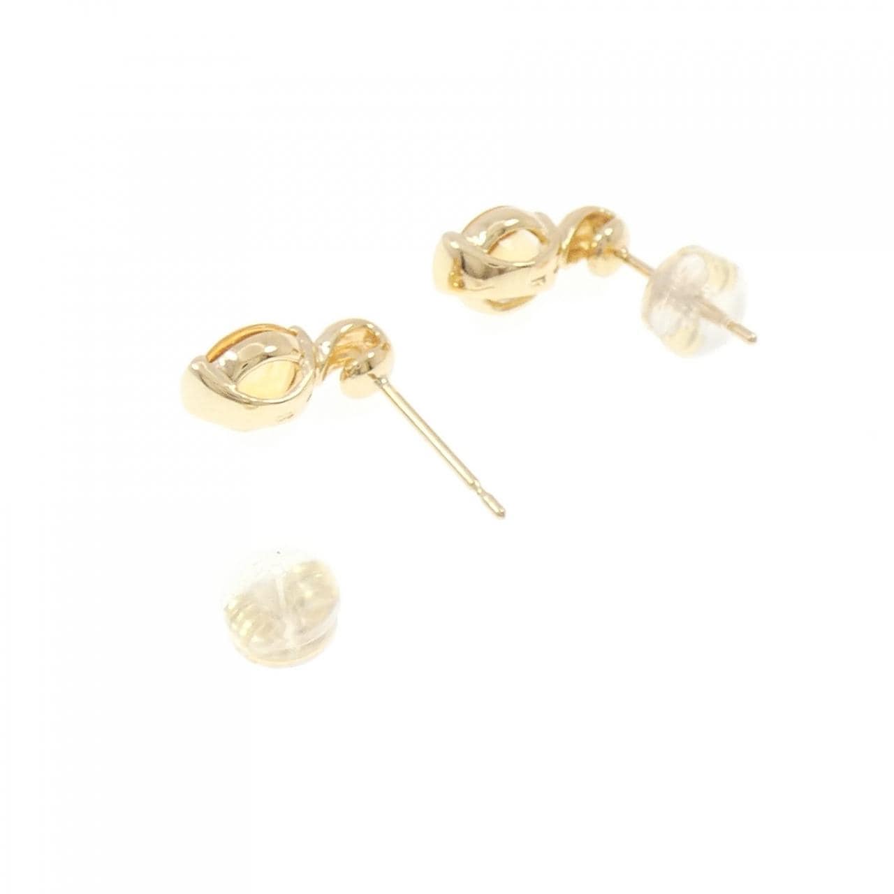 K18YG シトリン ピアス