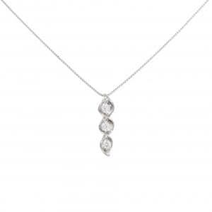 PT スリーストーン ダイヤモンド ネックレス 0.500CT