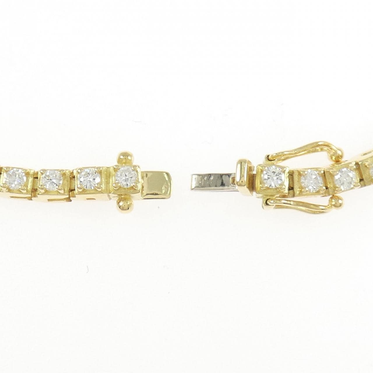 750YG ダイヤモンド ブレスレット 2.088CT