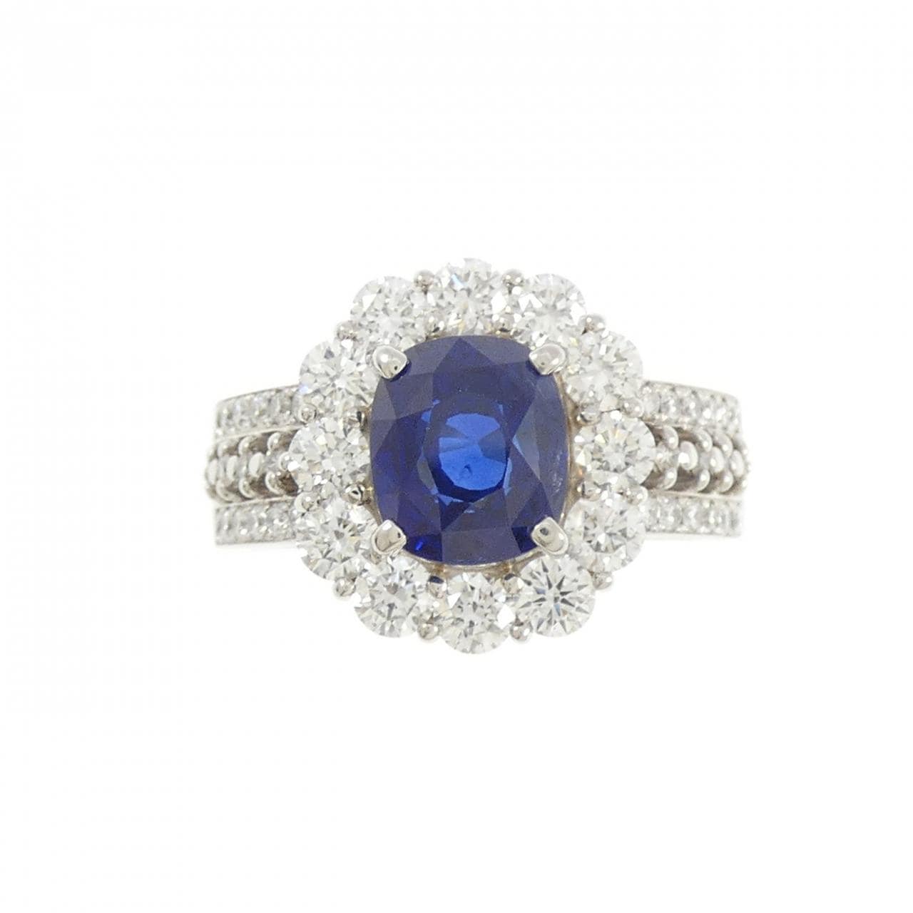 PT900 サファイヤ リング 3.20CT