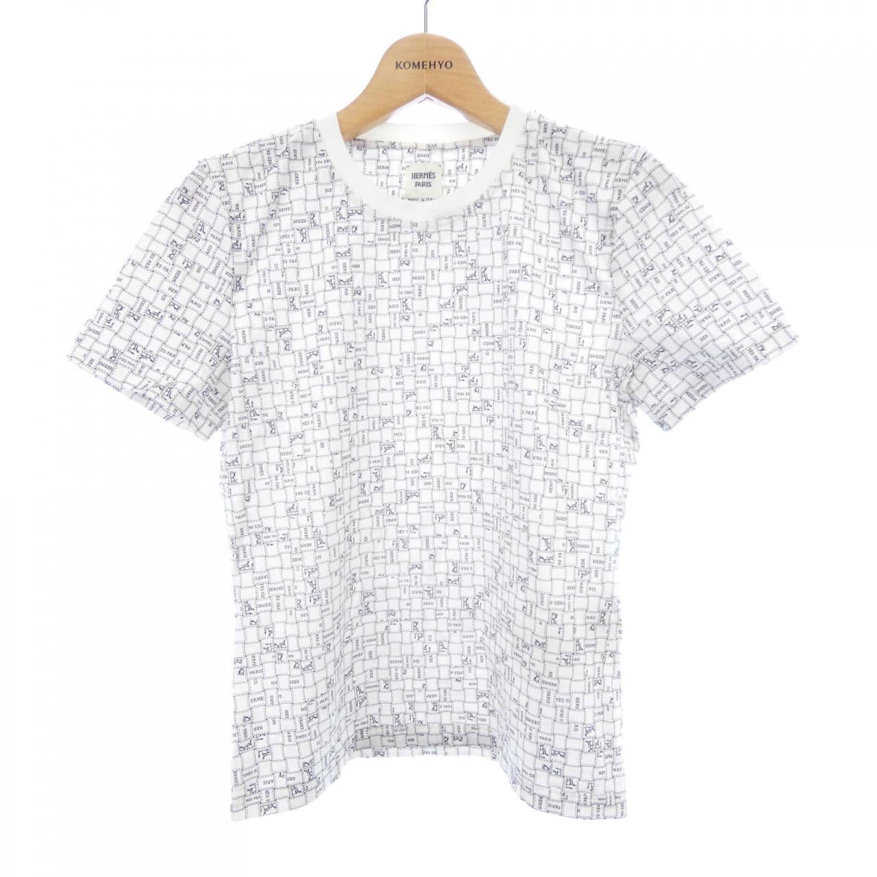 エルメス HERMES BOLDUC AU CARRE ボルデュックチェック 5E4645DK Tシャツ