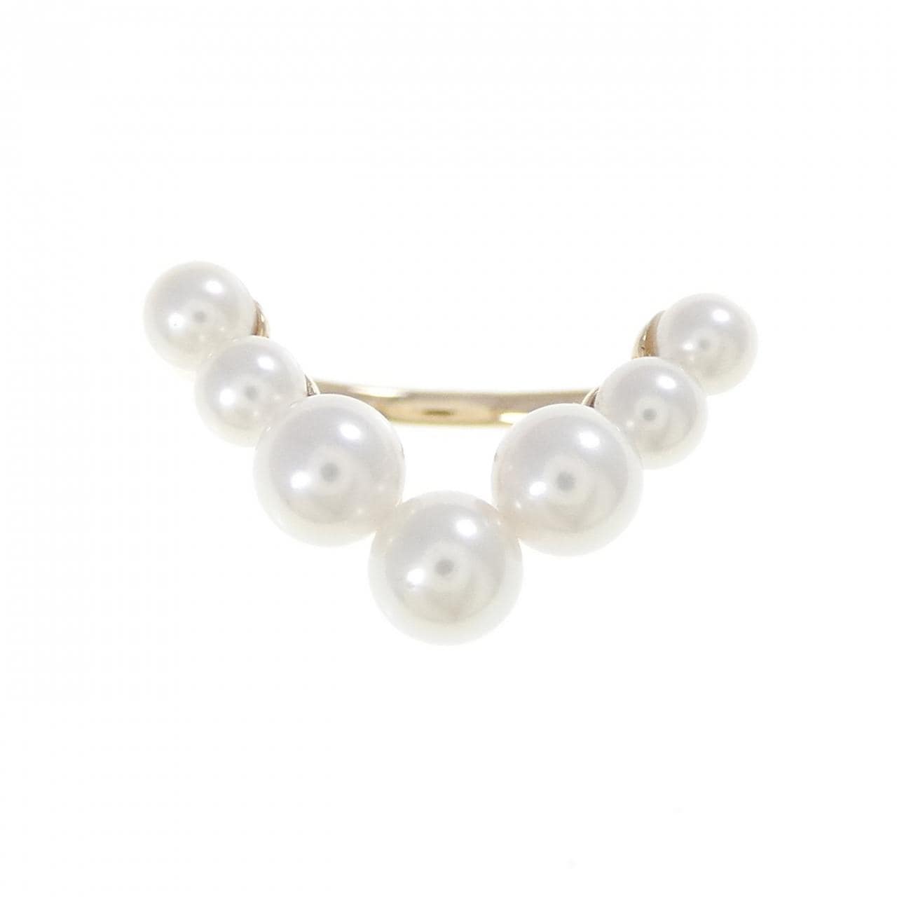 K10YG アコヤパール リング