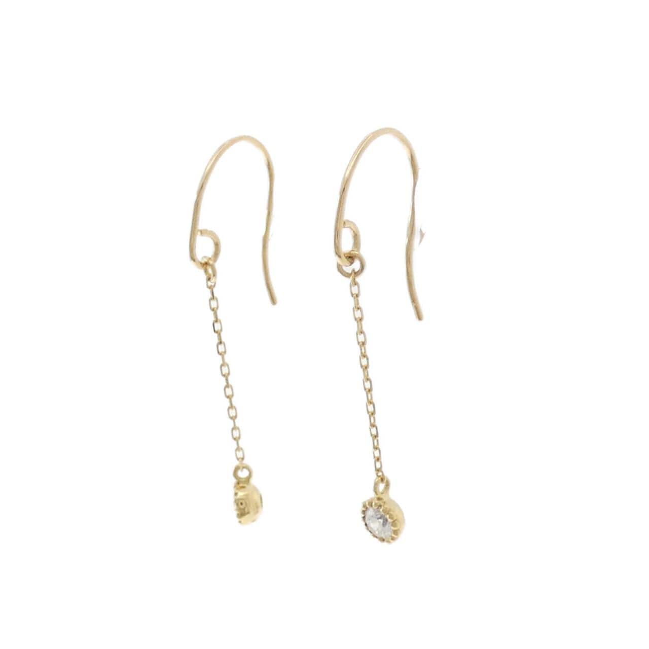 エテ ダイヤモンド ピアス 0.12CT