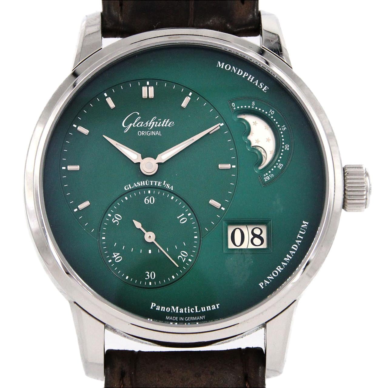 【ノーメンテナンス還元価格】グラスヒュッテ･オリジナル パノマティックルナ 1-90-02-13-32-62 SS 自動巻