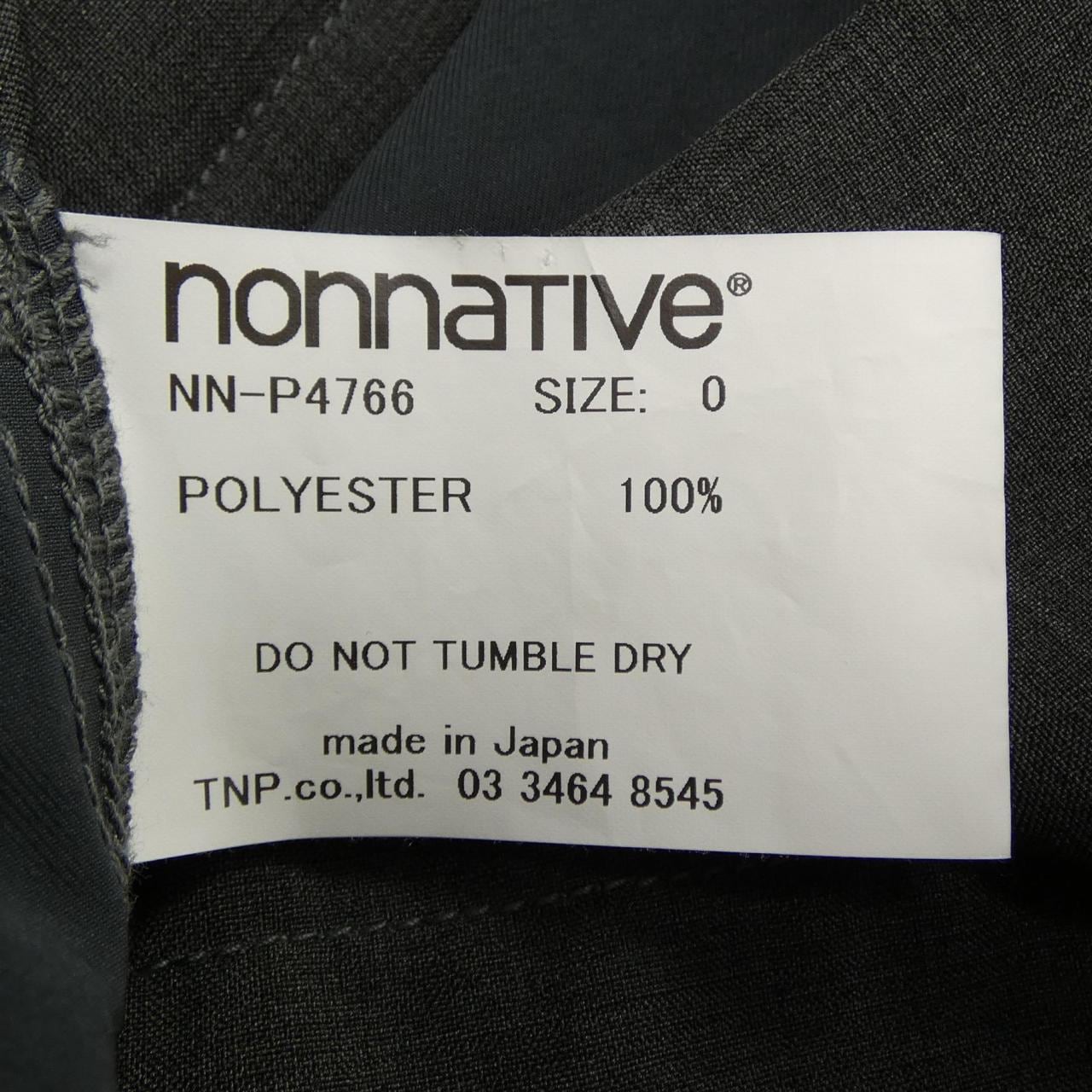 ノンネイティブ NONNATIVE GRAMICCI NN-P4766 パンツ