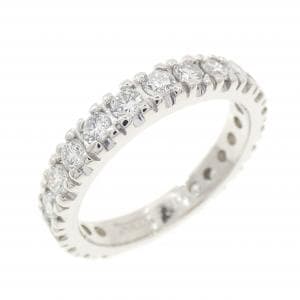 PT900 ハーフエタニティ ダイヤモンド リング 1.00CT