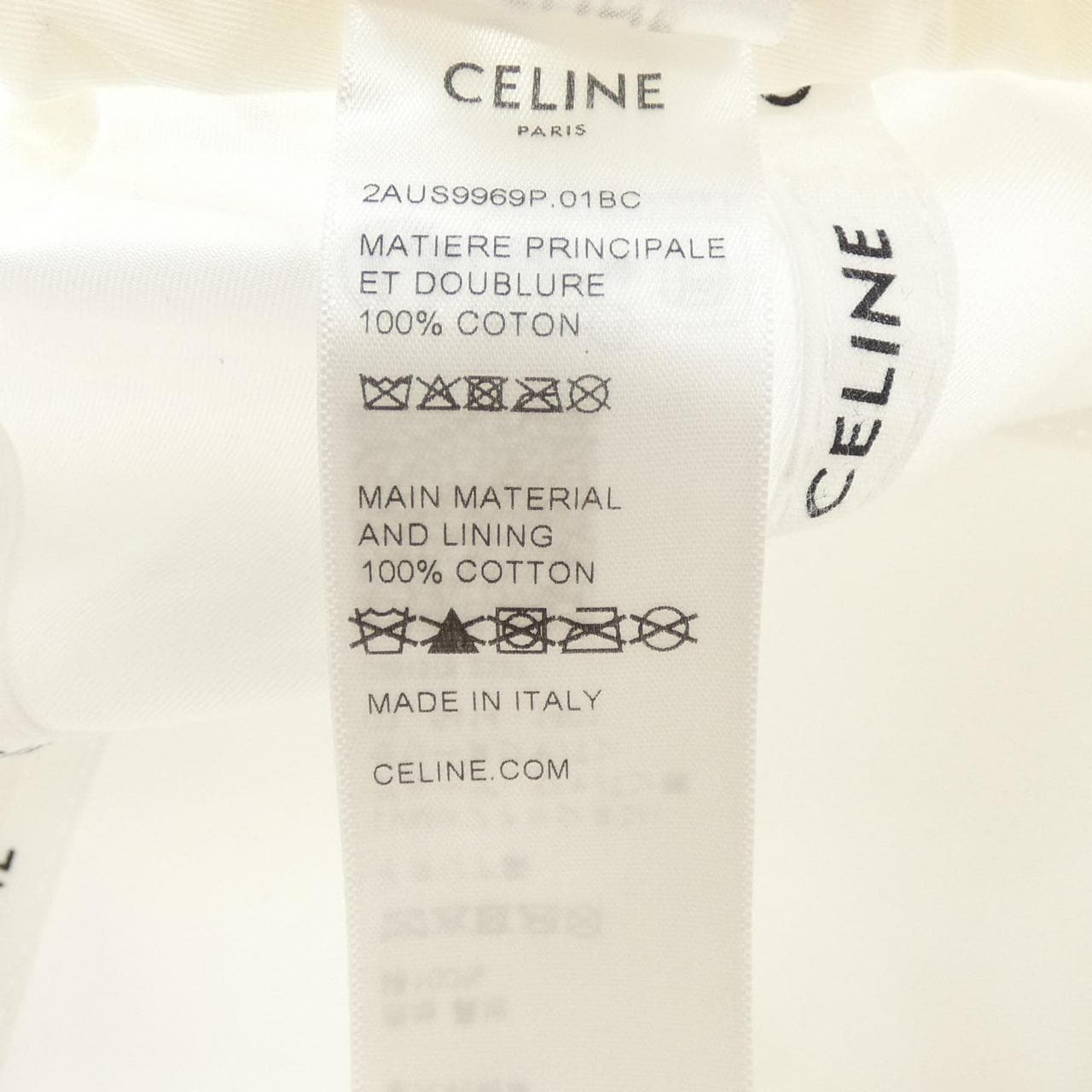 セリーヌ CELINE CELINE ベースボールキャップ 2AUS9969P キャップ