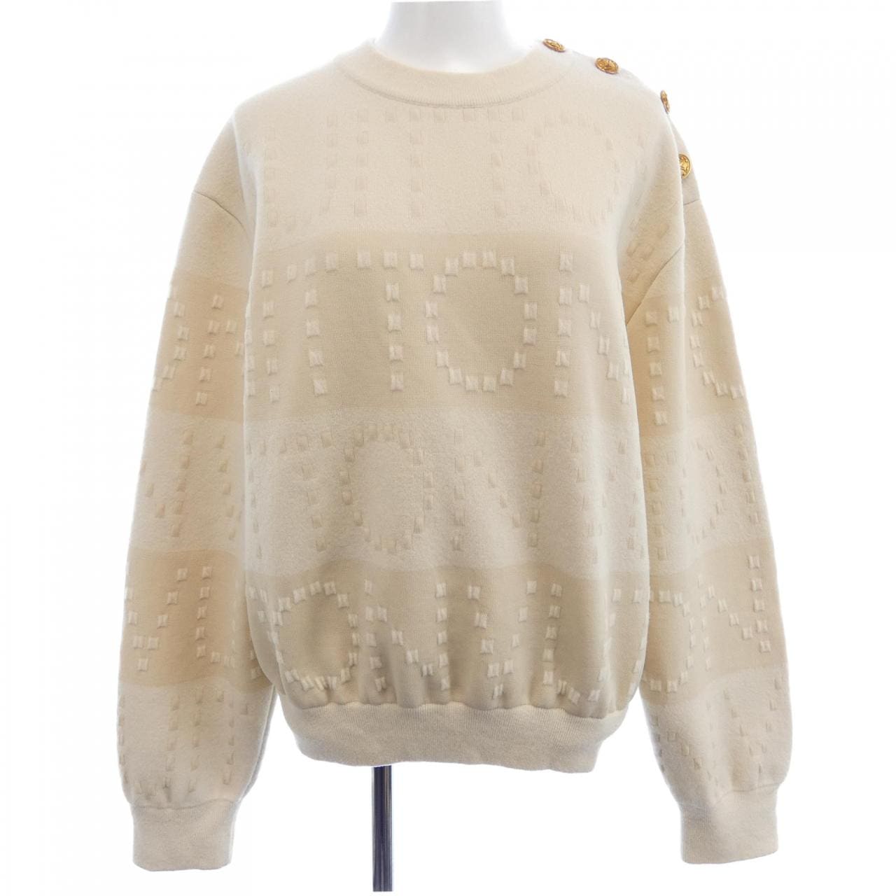 ルイヴィトン LOUIS VUITTON シグネチャーチャンキーストライププルオーバー FOKL31U39 ニット