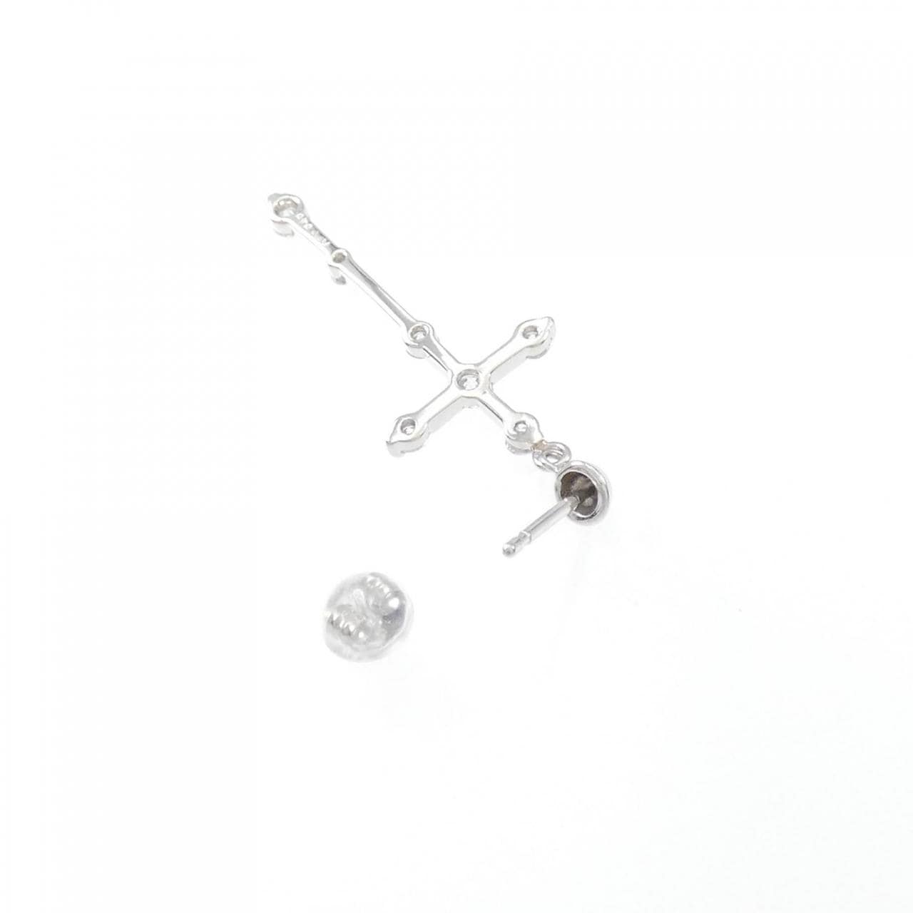 PT cross Diamond earrings one ear 0.40CT