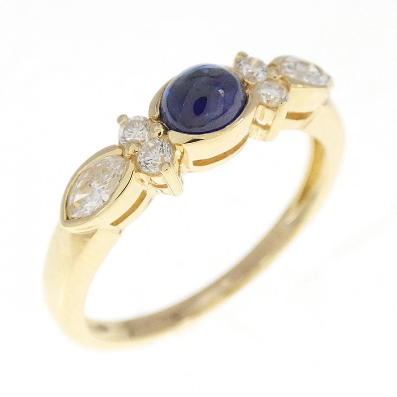 18KYG Sapphire Ring 0.43CT