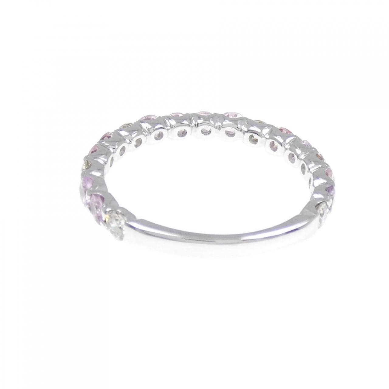 K18WG サファイヤ リング 0.91CT
